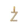 Chihang Fashion English Letter Zirconia Pendant Necklace - DIY 26 Letter Accessories