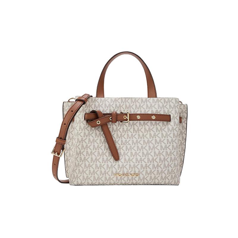 MICHAEL KORS handbag Emilia Gold Logo Logo Classic Presbyopia Artificial Leather Tote Bag Tote Bag Shopping Bag Shoulder Crossbody Small Women s small золотой
