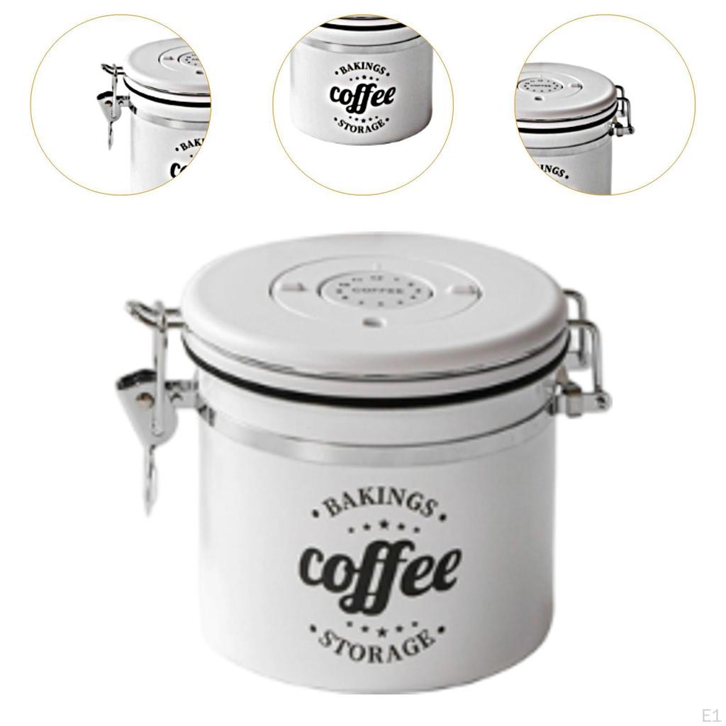 Coffee Beans Airtight Container Coffe Rage Jar Easy To Use Organizer Multifunctional