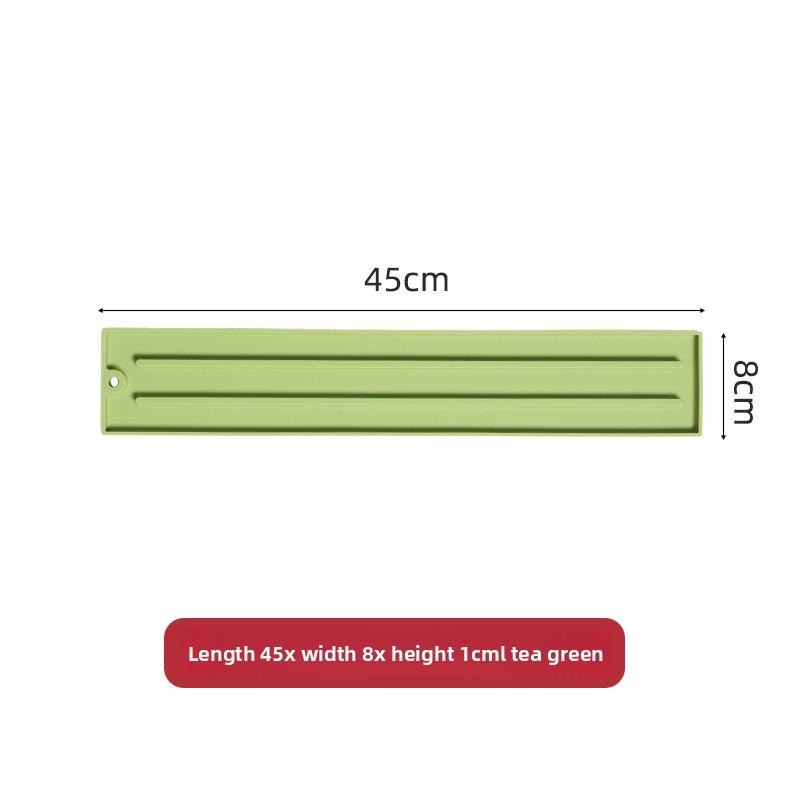 Silicone narrow lid storage pad, countertop non-slip pad, cutting board storage drain pad, kitchen stove insulation pad