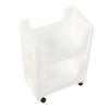 Storage Cart Large Capacity Thickened Mobile Storage Rack with Lockable Casters for Books Toys Seasoning Bottles