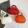 Women Pumpkin Shape Handbag Versatile Creative Shoulder Bag Fashion Cute Multifunctional Waterproof Halloween Handbag