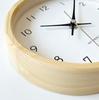 KATOMOKU Muku Clock 13 Hinoki Wall Clock Continuous Second Hand km-130HI 220mm (Quartz Clock)