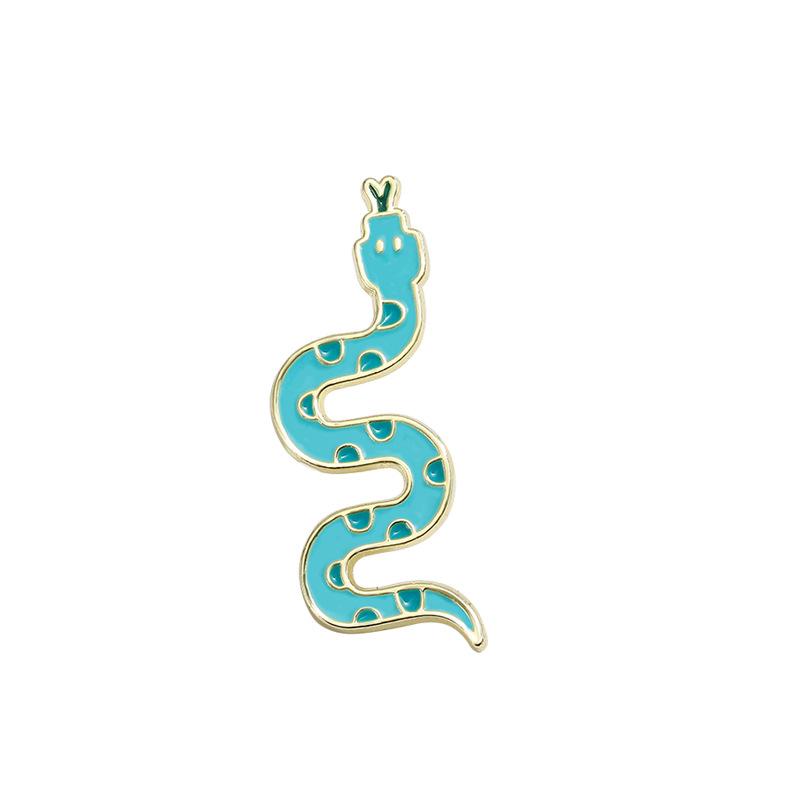 

2025 New Year of the Snake Brooch Commemorates the Natal Year, Spirit Snake Xianrui Cartoon Badge Children s New Year Gift Accessories