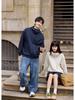 400g High Collar Zipper Cardigan Hoodie with Liquid Cotton Trendy Design - Model 9889.