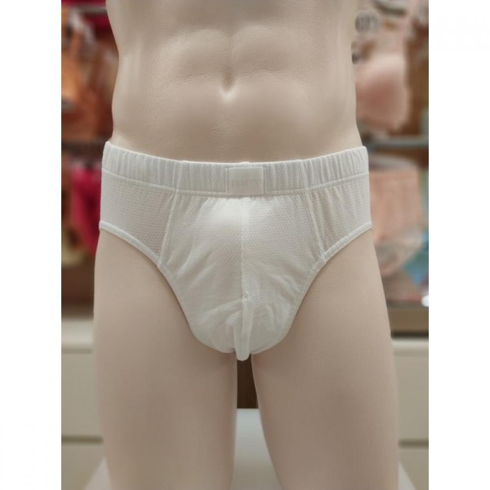 Barbara Men S White Cotton briefS Gmt4904b 95