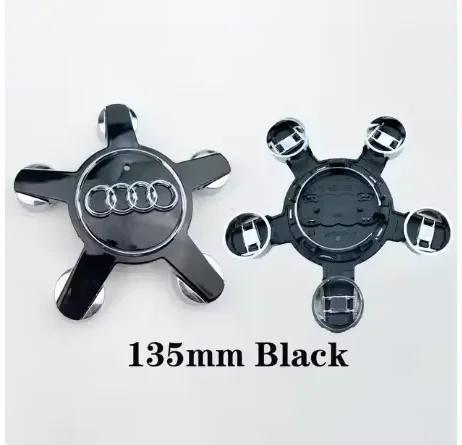 for 2pvcz A6L A7 A8 A3 A4 A5 A6 S3 S4 Q3 Q5 Q5L Q7 RS3 RS4 RS5 RS6 TT 4pcs 60/61/68/69/77MM/135MM Car Wheel Center Hup Cap Cover pvcz2