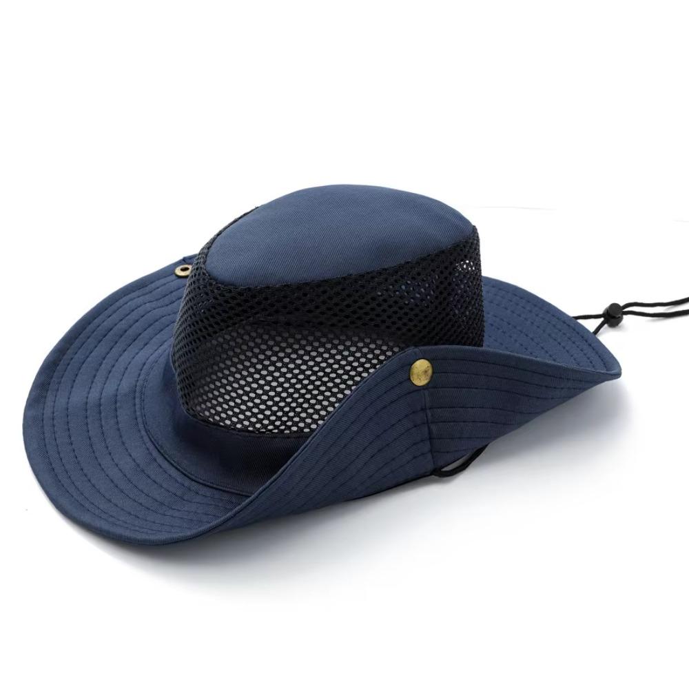 Breathable Fisherman Cap Collapsible Mesh Summer Cap Casual Sun Hat  Outdoor