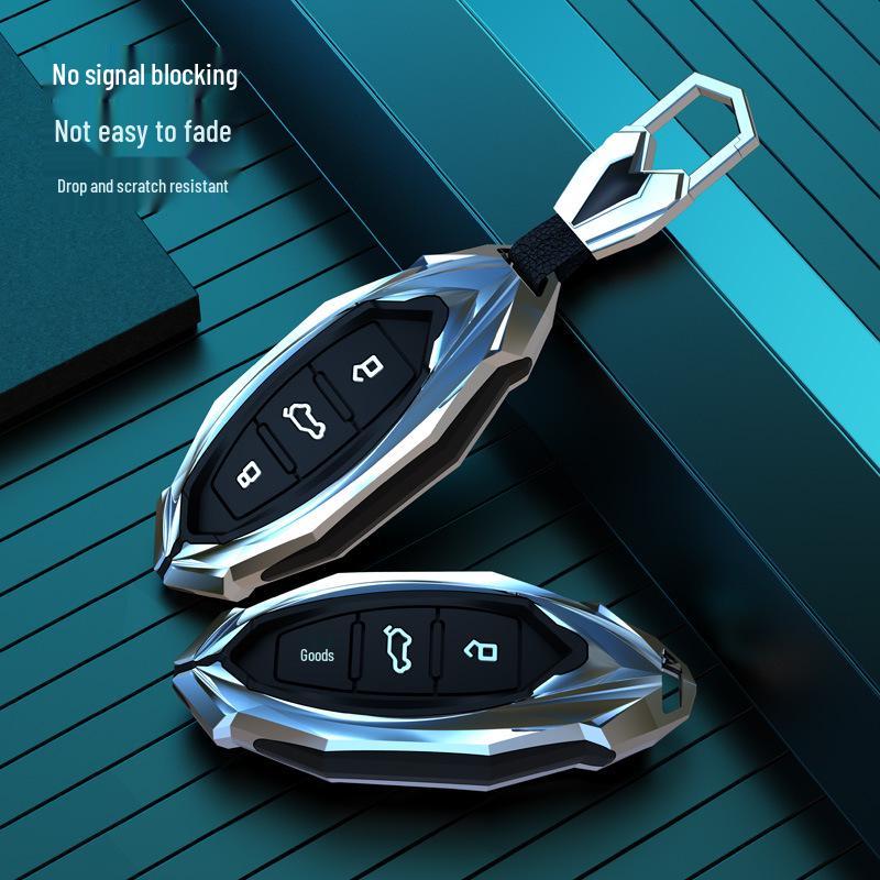 Applicable FAW Bestune T77 Key Case for B70, New T77 Pro, T99S, T33, T55, Car Bag, Buckle Shell, 21 Model.