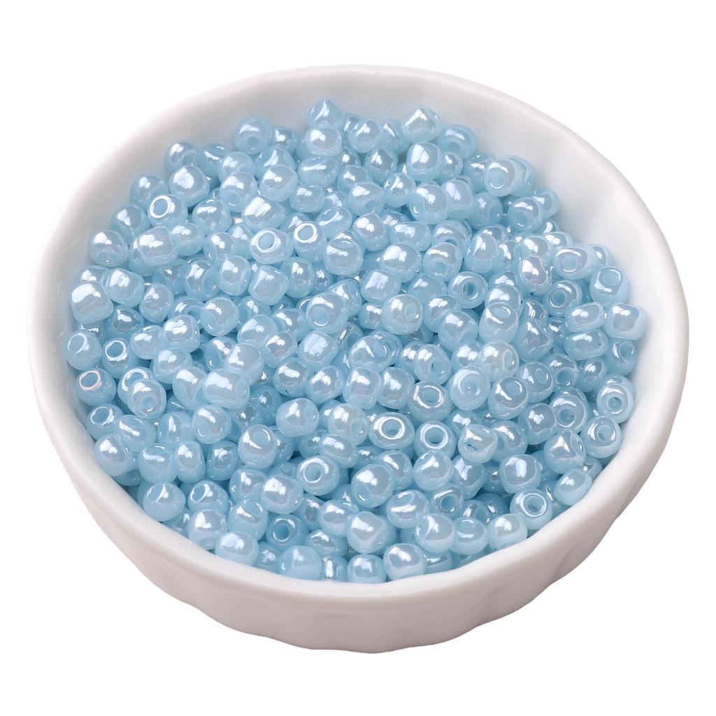 180Pcs Glass Seed Beads Cream Color Charm For Jewelry Making Accessories DIY Bracelet Necklace