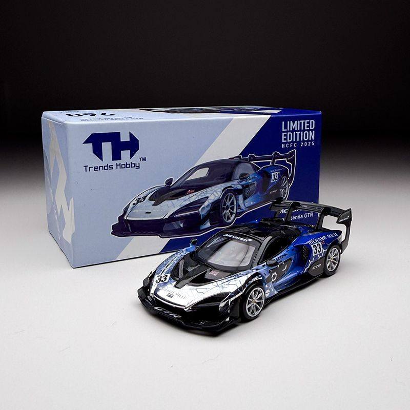 2025 Hangzhou Hec Exhibition Limited Edition Th Mclaren Senna Gtr 1:64 Scale Alloy Car Model белый