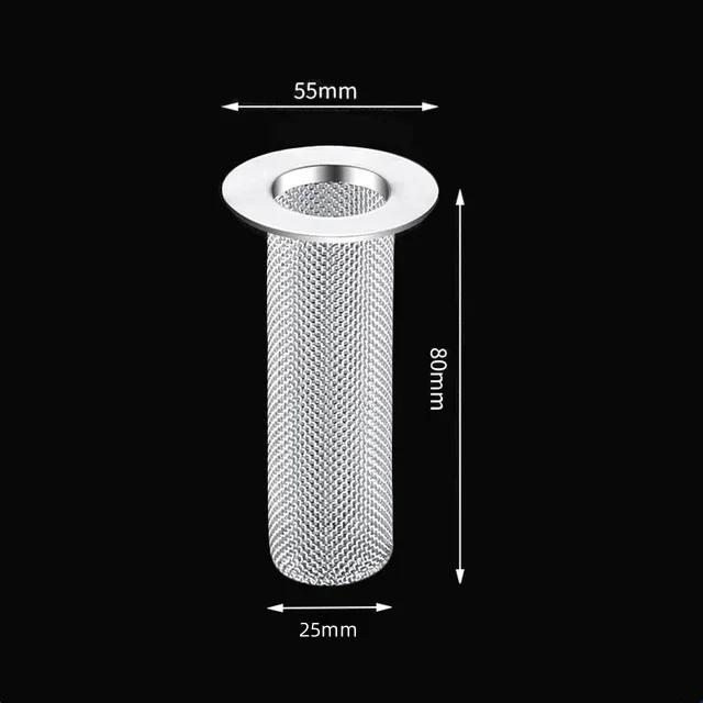 Stainless Steel Floor Drain Filter Mesh - Kitchen Sink Anti-Clog Filter Bathroom Shower Hair Catcher Enduring Leak Net Strainer