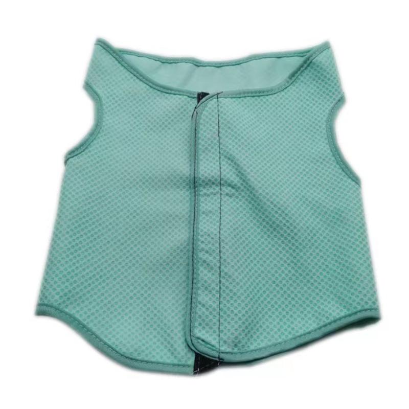 

Жилет для собак из эластомера для домашних животных, прохладный охлаждающий жилет для собак, жилет для домашних животных, летний жилет для собак XL зелёный