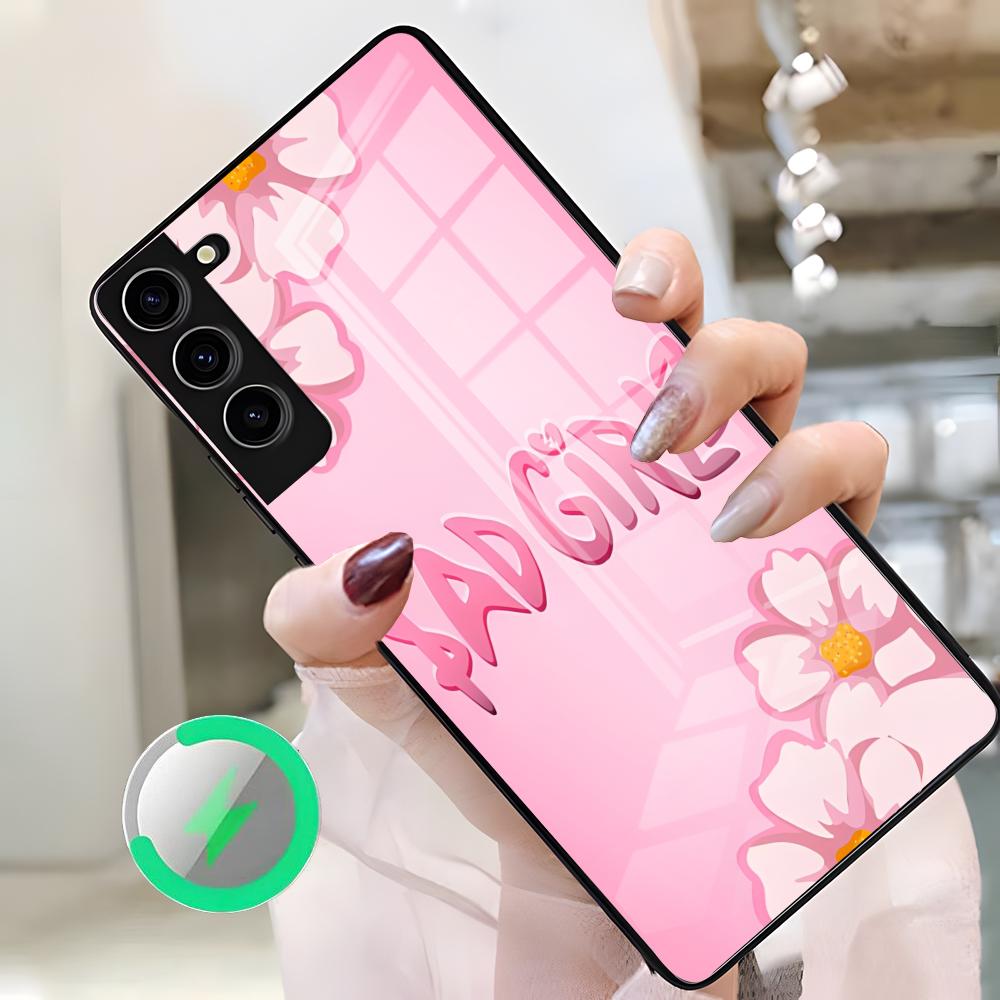 

Чехол для телефона J-Junior H Sad GirIz BOYZ для Samsung S26 Ultra S25 Edge S23 S22 S21 S20 Ultra Plus S24 Fe A25 Магнитная стеклянная крышка Samsung S24