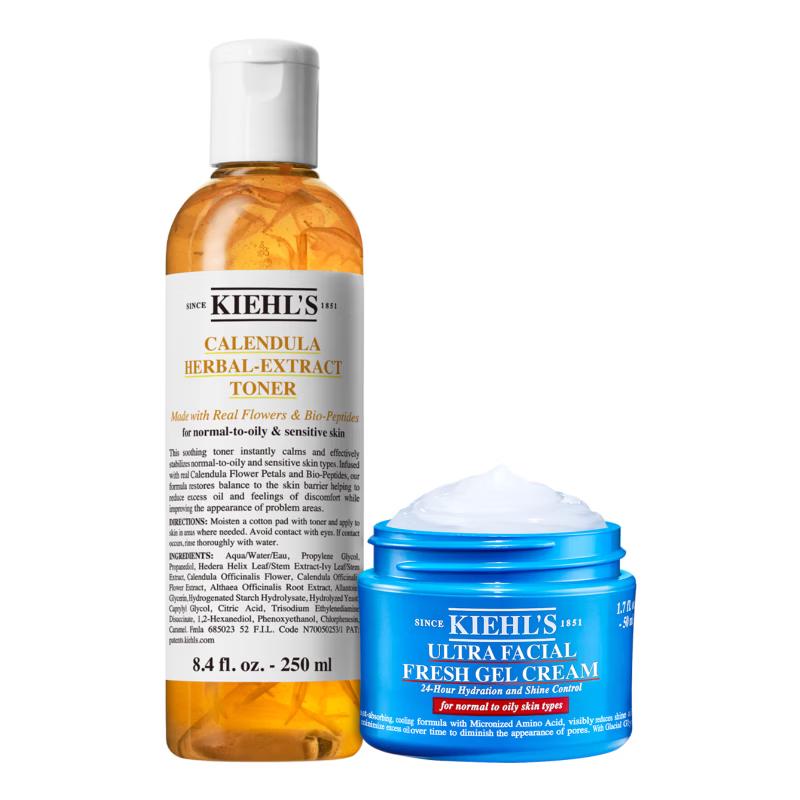 Набор Kiehl s Тоник с экстрактом календулы и Ультраувлажняющий крем