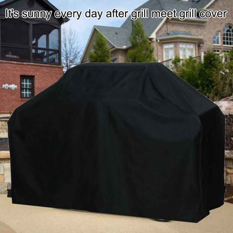 BBQ Grill Barbeque Cover Anti-Dust Waterproof Heavy Duty Charbroil BBQ Cover Outdoor Rain Protective Barbecue Cover