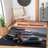 Peterbilt Heavy Trucks Customize Your Name Carpet Perfect for Game Room Decorate Room Bedrooms Playrooms Anti-slip Rug Office Home Decor