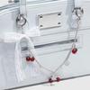 Versatile Bow Cherry Keychain For Women Trendy Bag Chain Creative Cute Bag Pendant Decoration Accessories Gifts