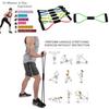 Lightweight And Easy To Store 8-shape Resistance Band With Comfortable Foam Grips