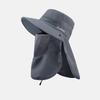 Quick-Drying Summer Sun Hats For Women Men Outdoor Face Mask Wide Brim Bucket Hat Mesh Breathable Waterproof Large Fishing Caps