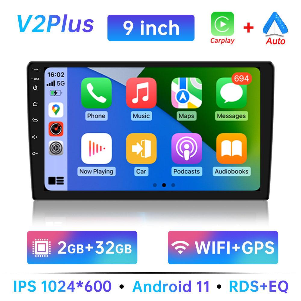 2 Din Car Android 7 9 10 Inch Car Radio Multimedia Video Player 2Din Navigation GPS FM for Nissan Kia Honda VW Hyundai  Toyota