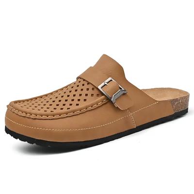 Sandalias clásicas informales tipo zuecos suaves para hombre