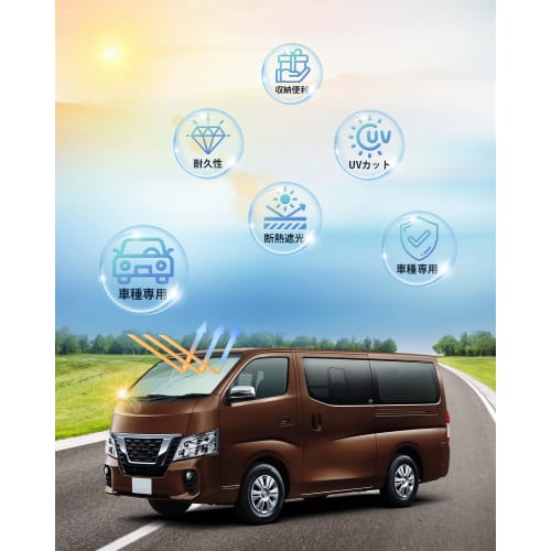 [BIXUAN] Солнцезащитный козырек Nissan NV350 Caravan 5-го поколения E26, лобовое стекло NV350 Caravan с высокой степенью изоляции, специальное для автомобиля, затемняющая штора, защита от ультрафиолета