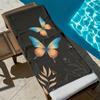3D Butterfly Beach Towel 31.5x63 Inch Soft Microfiber Quick Dry Sand Free Summer Bath Towel for Swimming Pool Ocean Accessories