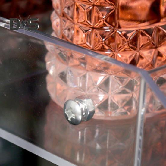 Transparent Acrylic Display Stand Multi-layer Strong Load-bearing Easy Assembly Perfume Organizer Versatile Display Stand Shelf