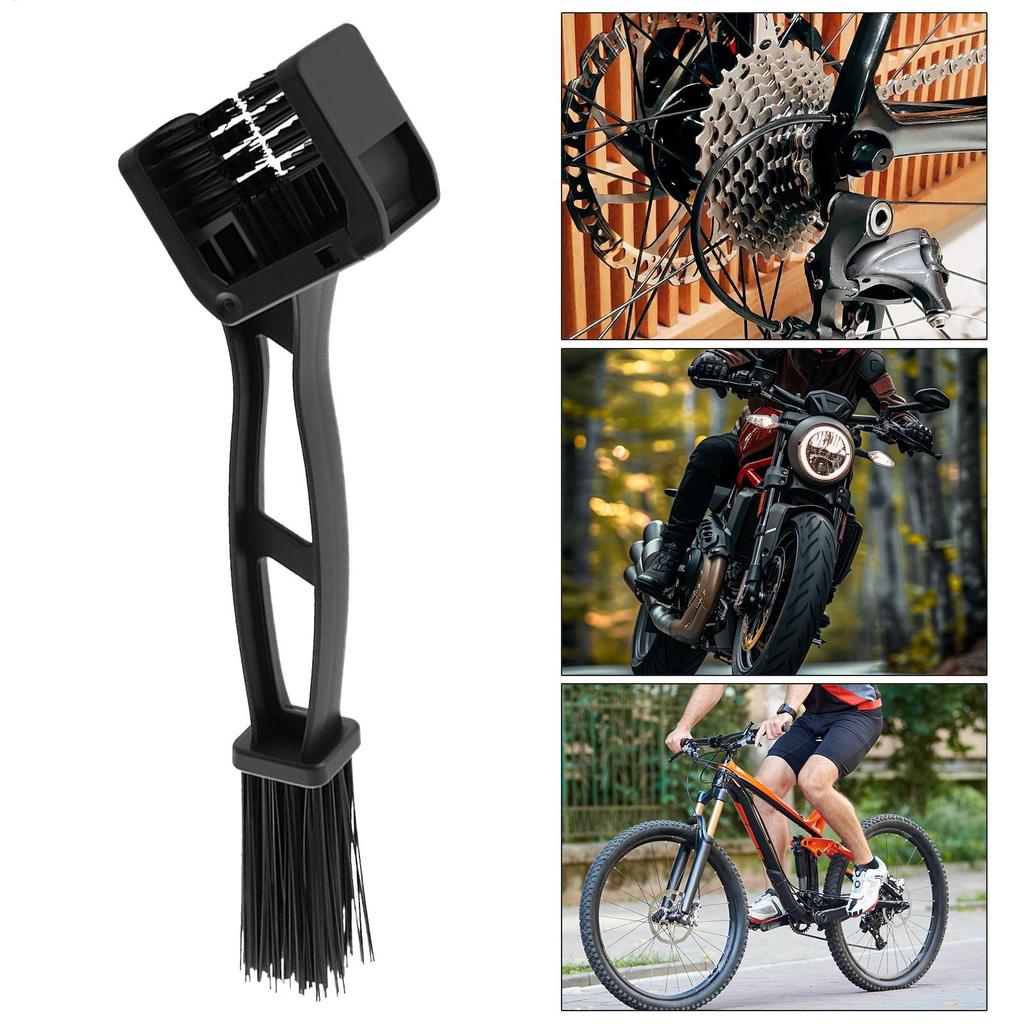 Bicycle & Motorcycle Chain Cleaning Brush Heavy Duty Scrubber Tool for Bike Dirt Grease Removal, Cycling Motocross Maintenance