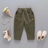 Autumn Kids Pants & Capris Cotton Trousers Boys Thin Long Pants Spring Fall Casual Wear Simple Design Baby Childrens Clothing