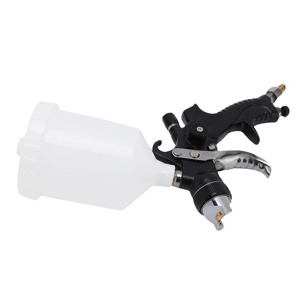 HVLP Air Spray Gun 600ML Capacity Adjustable Paint Sprayer with 1.4 1.7 2mm Nozzle for Furniture
