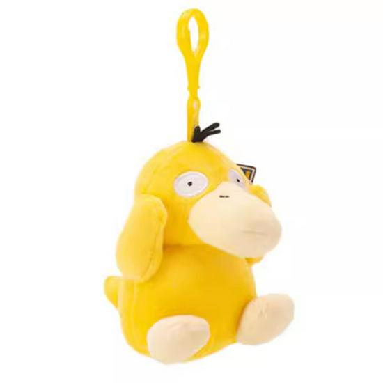 Conjunto de Chaveiros de Pelúcia Pokémon: Squirtle, Charmander, Psyduck, Bulbasaur & Pikachu