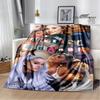 Singer Ariana Grande Printed Blanket Warm Flannel Blankets Soft And Comfortable Home Travel Blanket Bed Linings Birthday Gift