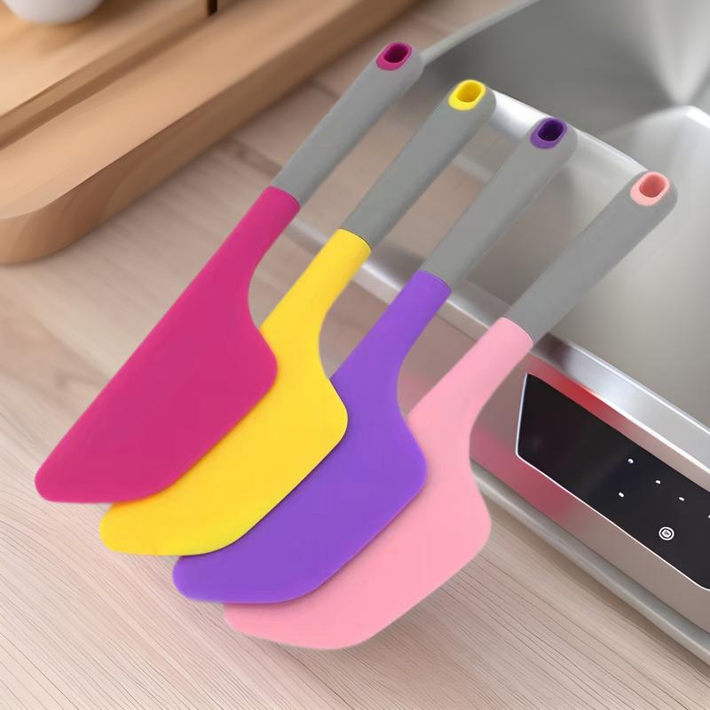 Silicone Dual-Surface Cake & Butter Scraper Tool 13.7*7.5 cm