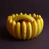 Tavă de Depozitare în Formă de Banană Bol pentru Fructe Farfurii de Masă Veselă de Bucătărie pentru Salată Gustări Decorațiune Banană Simulat