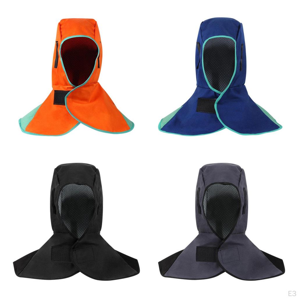 Flame Retardant Welding Cover Hood Head Protective Hat with Neck