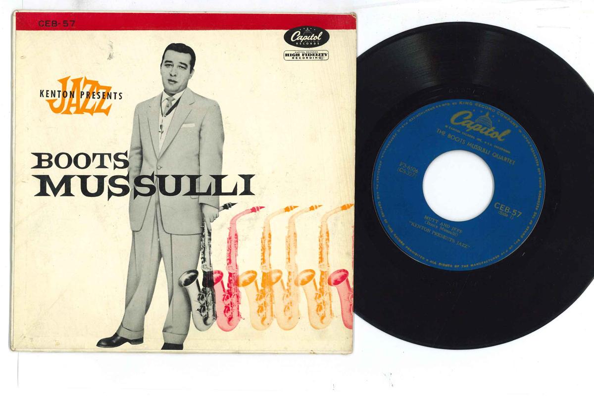 

7inch Record BOOTS MUSSULLI - Mutt And Jeff CEB57 CAPITOL Japan Jazz Used