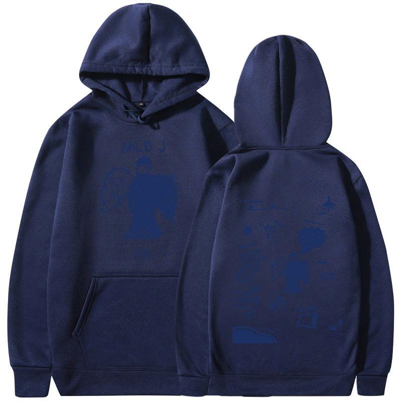Rapper Milo J 111 Album Merch Hoodies Men's Women Clothing Harajuku Hip Hop Sweatshirts Vintage Long Sleeve Pullovers Streetwear