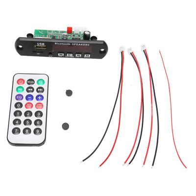 Bluetooth Decoding Board Multifunctional Car MP3 Decoder Board for Cars with LCD Display and Remote Control