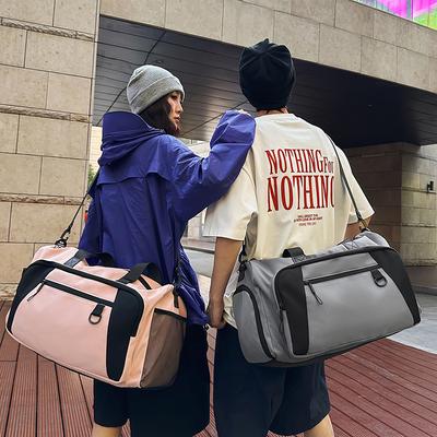 Sac de Voyage Grande Capacité pour Homme Séparation Sacs à Chaussures Sac de Fitness pour Femme Sac à Bagages Sac à Main Séparation Sec Humide