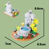 MOC Medieval Castle Building Blocks Set House Bedroom Table Furniture Kitchen Knight Witch Wizard Halloween Skeleton Brick Toys
