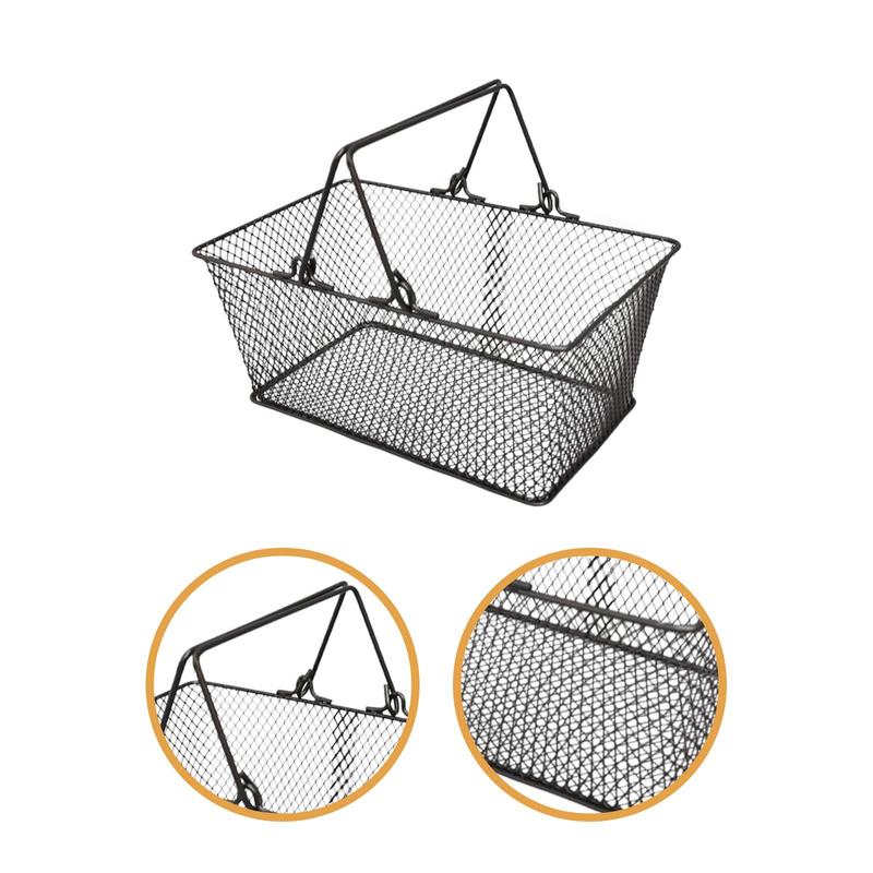Shopping Basket Sturdy Supermarket Carry Basket for Bar Retail Store Grocery
