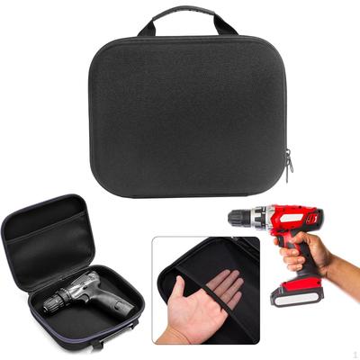 Electric Drill Carry Case Carrying Shockproof Smooth Zipper EVA Tool Bag Box for Pliers