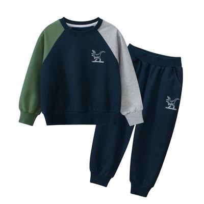 27kids Trendy Korean Style Boys' Two-Piece Set - Autumn/Winter 2024 Collection