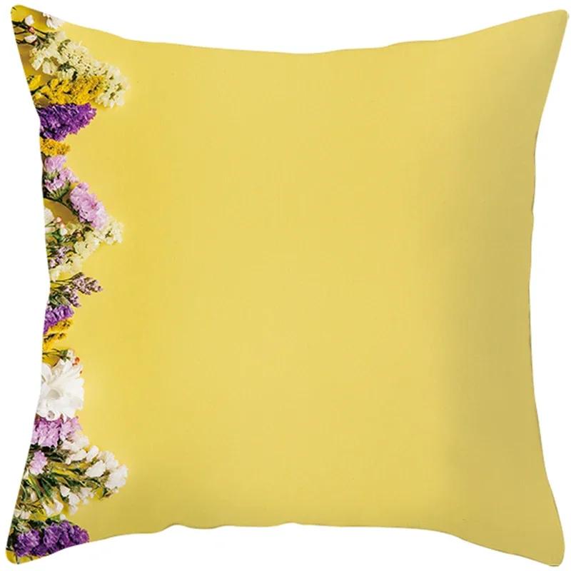 Summer Nordic Plant Pillow Case Tropical Style Cushion Cover Polyester  Pillow Cushion Covers Funda x