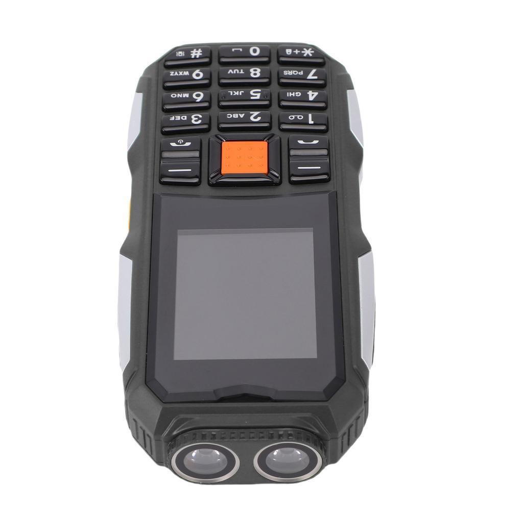 2800mAh Lange Standby-Zeit Senioren-Handy 1,8-Zoll-Bildschirm Dual-SIM Dual-Standby Rauschfreies Seniorenhandy mit Taschenlampe MP3