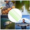 AR41 10PCS 75mm T Tail Soft Worm Artificial Bait Lures Fishing Tackle AccessoriesLuminous