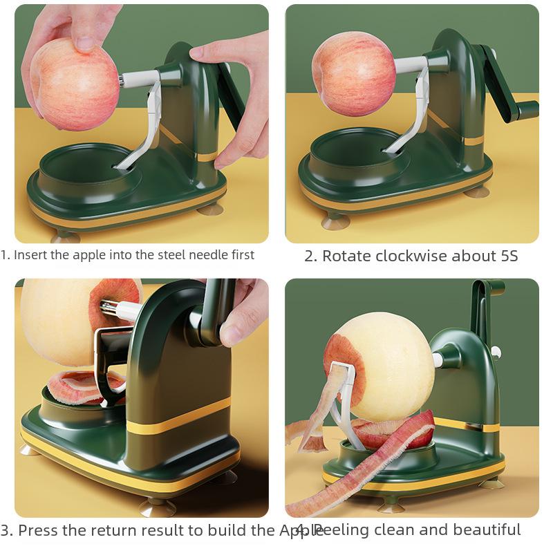 Handkurbel Automatischer Multifunktions-Fruchtschäler