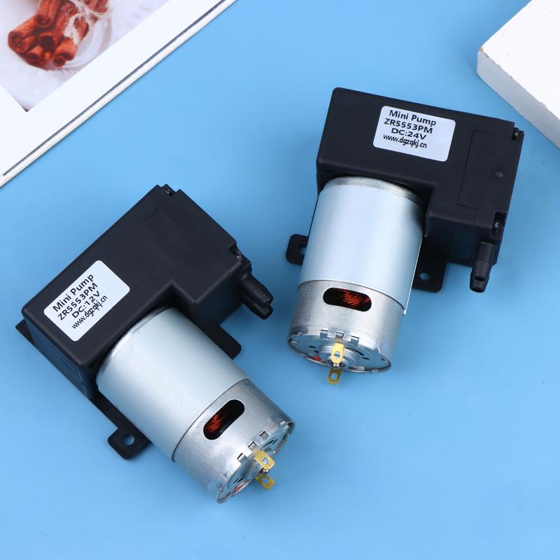 Dc12V 24V 10W Small Oilless Vacuum Pump Negative Pressure Suction Diaphragm Pump 12L/Min Pump Vacuum Pump Oilless Pump